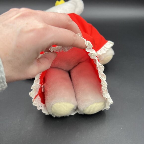 Babar Queen Celeste Elephant Plush 15" Eden Toys Inc Red Dress ‘77 Red Dress Toy - Picture 7 of 15